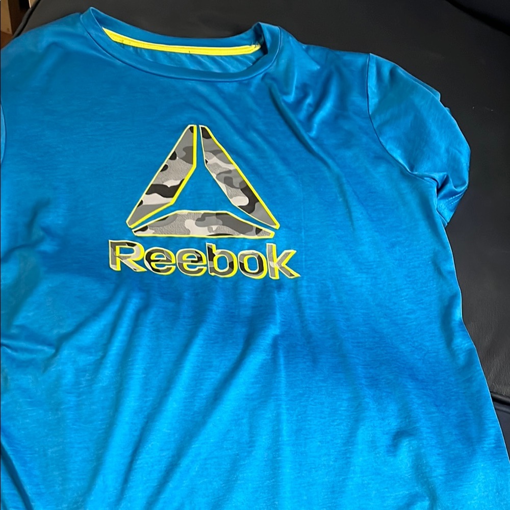 Reebok Blue Kids Short Sleeve Tee